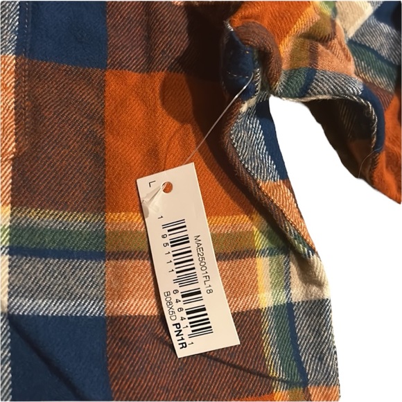 Amazon Essentials Rust Flannel Shirt - Picture 6 of 6